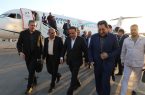 با استقبال احمد کرمی، وزیر صمت وارد ایلام شد