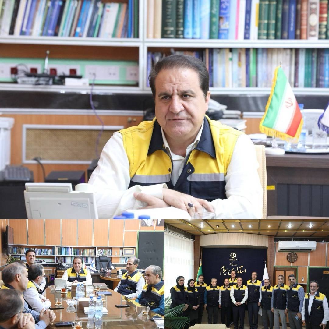 دیدار مدیرکل پست استان ایلام با استاندار به مناسبت هفته پست